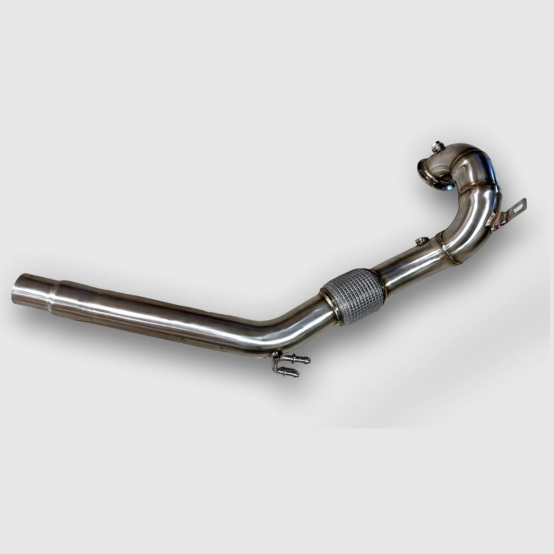 2.0T FWD Audi 8V A3 Race Downpipe (Catless & Catted) - Image 7