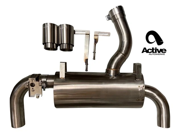 Active Autowerke F22 M235i Performance Valved Rear Exhaust GEN 2 w black tips
