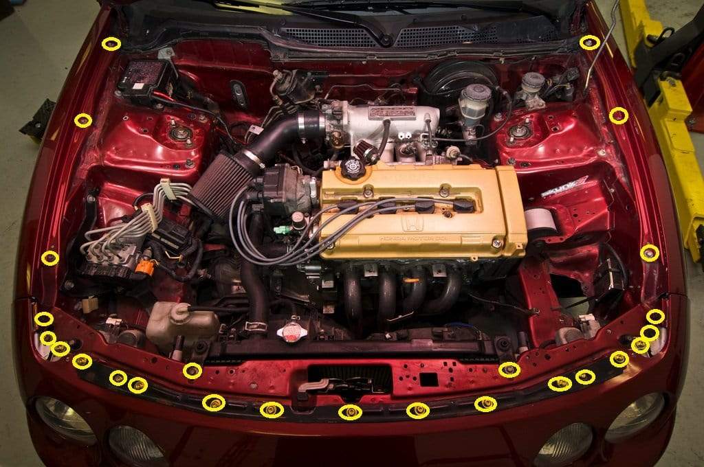 Acura Integra DC (1994-2001) Titanium Partial Engine Bay Kit - Image 2