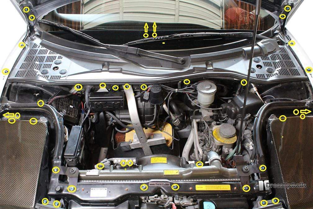 Acura NSX (1990-2005) Titanium Front Bay Kit - Image 2