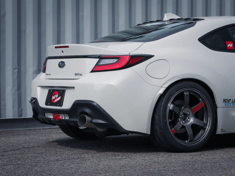 aFe 13-22 Toyota GR86/FR-S/BRZ H4-2.0L/2.4L Takeda 3in 304 SS Cat-Back Exhaust System w/ Brushed Tip - Image 2
