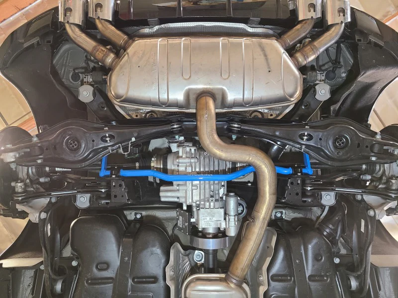 aFe 15-19 Volkswagen Golf R (MK7) L4-2.0L (t) CONTROL Series Sway Bar Set - Blue - Image 9