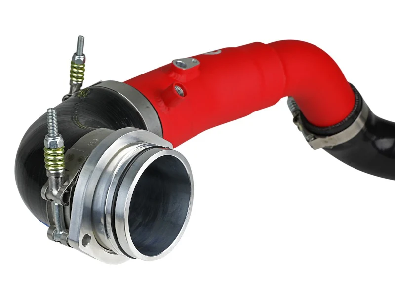 aFe 2020 Toyota Supra 3.0L 3in Red Intercooler Tube - Hot - Image 9