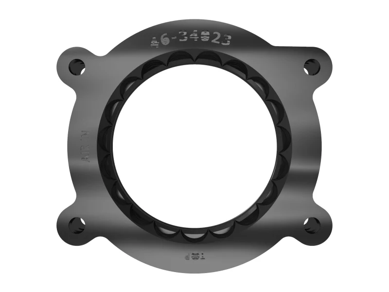 aFe 2020 Vette C8 Silver Bullet Aluminum Throttle Body Spacer / Works With aFe Intake Only - Black - Image 3