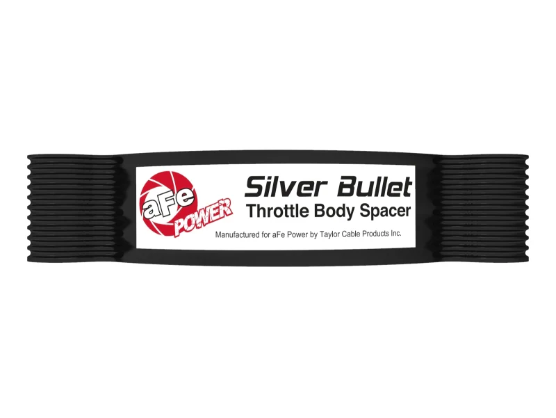 aFe 2020 Vette C8 Silver Bullet Aluminum Throttle Body Spacer / Works With aFe Intake Only - Black - Image 4