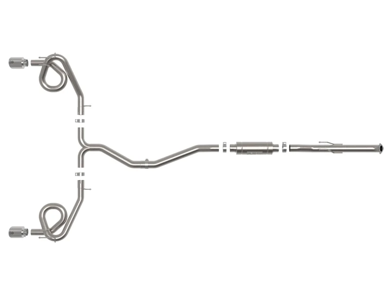 aFe 22-23 Honda Civic Si L4 1.5L (t) Takeda 2.5in to 3in 304 SS Cat-Back Exhaust w/ Polished Tips - Image 6