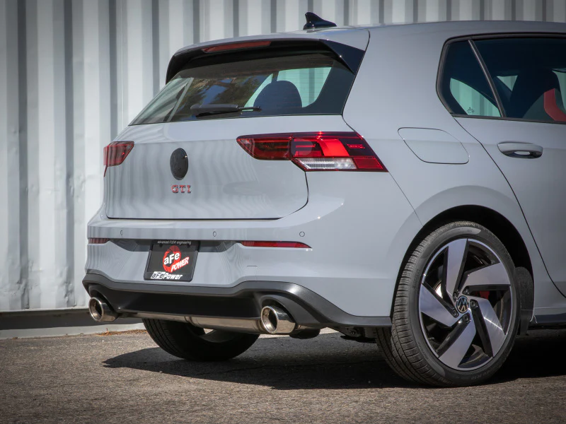 aFe 22-24 Volkswagen GTI MACH Force-Xp 3 to 2-1/2 IN Stainless Steel Cat-Back Exhaust w/Polished Tip - Image 2