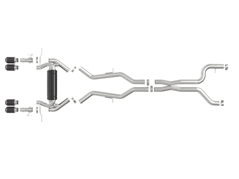 aFe 23-25 BMW M2 L6-3.0L (G87) MACH Force-Xp Cat-Back Exhaust w/ Carbon Fiber Tip - Image 4