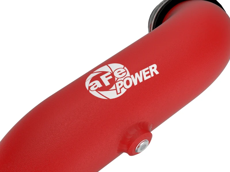 aFe BladeRunner 2 1/4in Intercooler Hot Side Charge Pipe 22-23 Ford Explorer V6-3.0L (tt) - Red - Image 3
