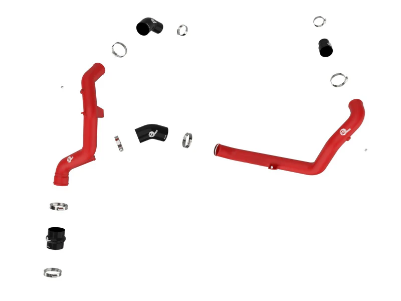 aFe BladeRunner 2 1/4in Intercooler Hot Side Charge Pipe 22-23 Ford Explorer V6-3.0L (tt) - Red - Image 6