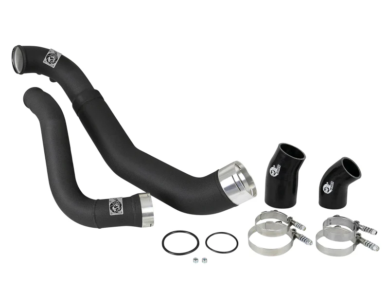 aFe Bladerunner 3.5in-3in Intercooler Cold Side Tube Black - 18-19 Ford F-150 V6-3.0L (td) - Image 5