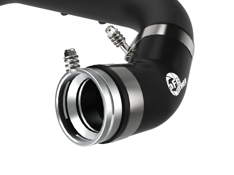 aFe BladeRunner Black 2-3/4in Aluminum Charge Pipe 2021 Toyota Supra GR (A90) I4-2.0L (t) B48 - Image 3