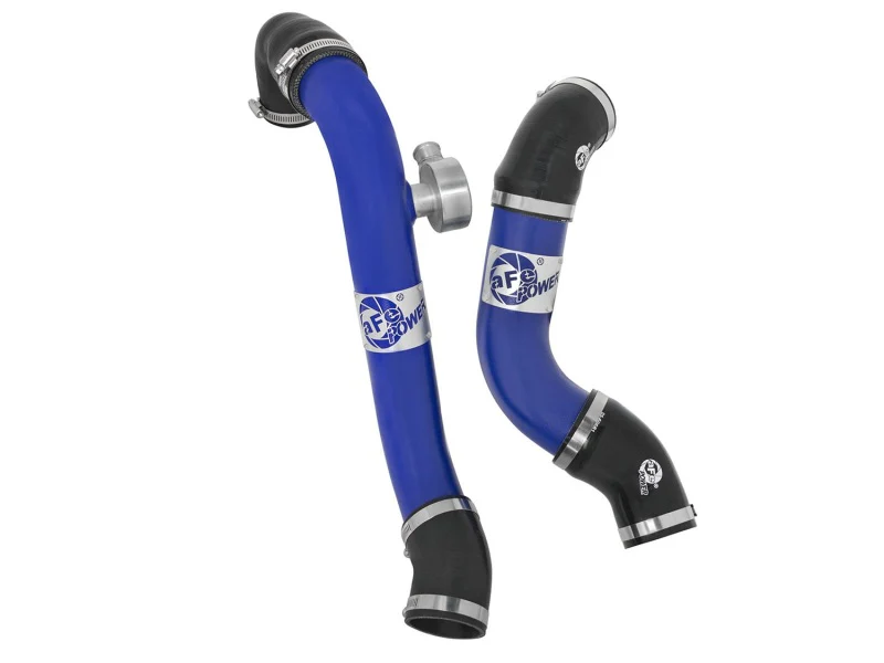 aFe Bladerunner Intercoolers Tube - Blue Hot/Cold Side 15-16 Ford Mustang EcoBoost L4-2.3L (t) - Image 2