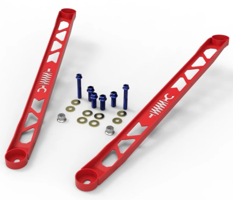 aFe CONTROL 304 Stainless Steel Front Suspension Strut Brace Red - Toyota GR Supra (A90) 20-21 - Image 7
