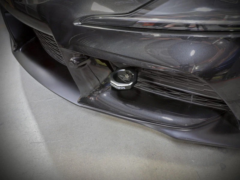 aFe Control Front Tow Hook Gray 20-21 Toyota GR Supra (A90) - Image 3