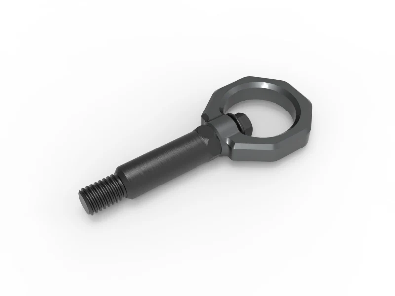 aFe Control Front Tow Hook Gray 20-21 Toyota GR Supra (A90) - Image 4