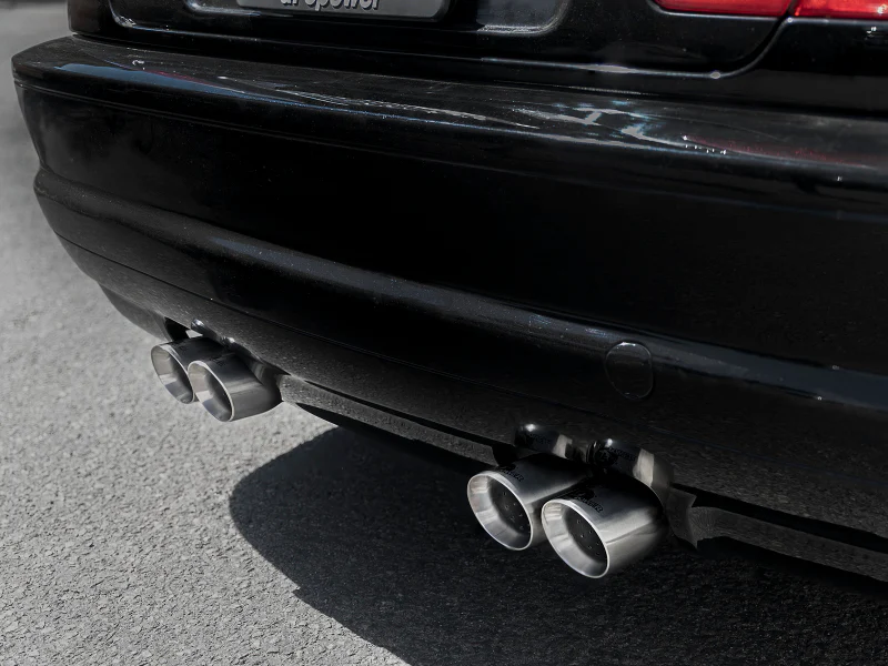 aFe MACH Force-Xp 2.5in 304 SS Cat-Back Exhaust w/ Polished Tips 01-06 BMW M3 - Image 2