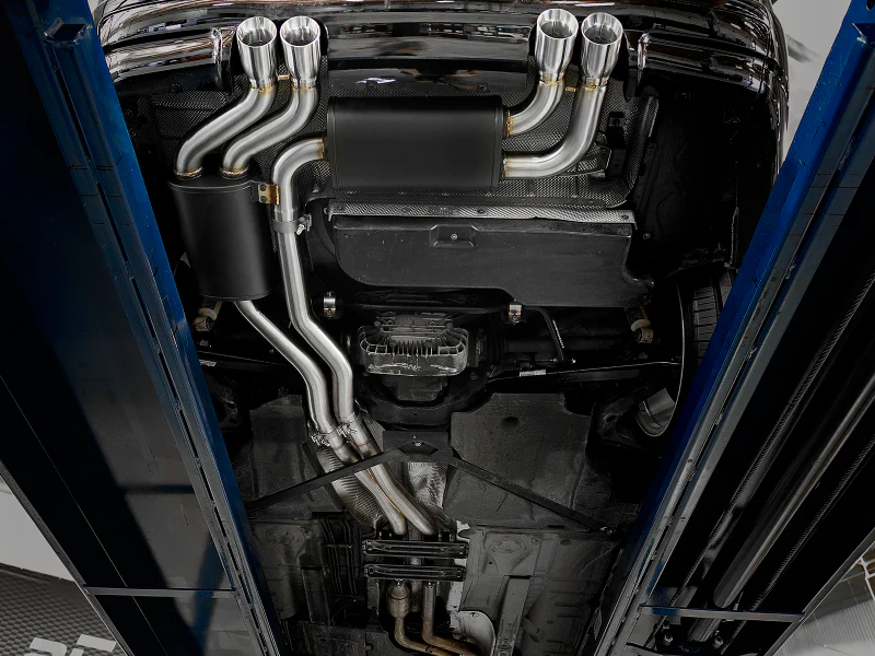 aFe MACH Force-Xp 2.5in 304 SS Cat-Back Exhaust w/ Polished Tips 01-06 BMW M3 - Image 3