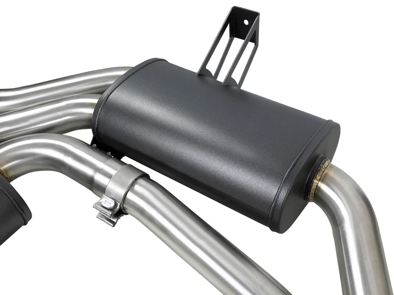 aFe MACH Force-Xp 2.5in 304 SS Cat-Back Exhaust w/ Polished Tips 01-06 BMW M3 - Image 5