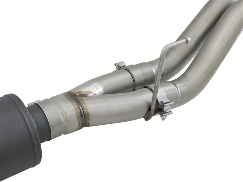 aFe MACH Force-Xp 3in to 3-1/2in 304 SS Cat-Back Exhaust w/Black Tip 17-18 Ford F-150 Raptor V6 3.5L - Image 8
