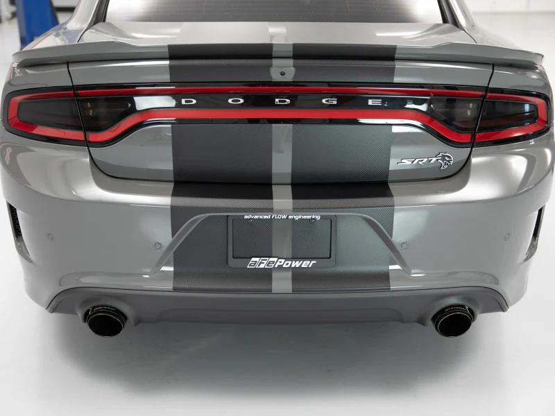 aFe MACH Force-XP 4-1/2in Carbon Fiber OE Replacement Exhaust Tips - 15-19 Dodge Charger/Hellcat - Image 3