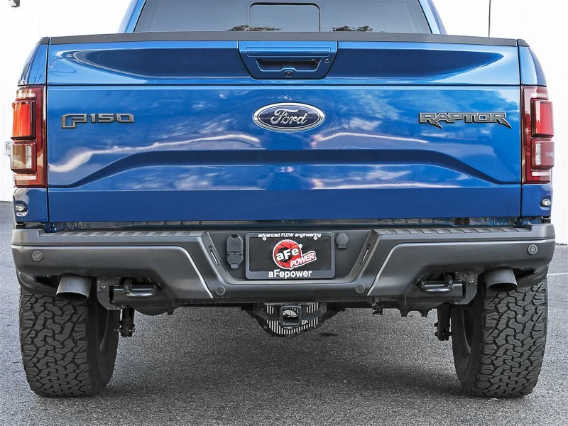 aFe MACH Force-Xp Cat-Back Exhaust w/Dual Hi-Tuck Tips Black 17-18 Ford F-150 Raptor V6-3.5L (tt) - Image 2