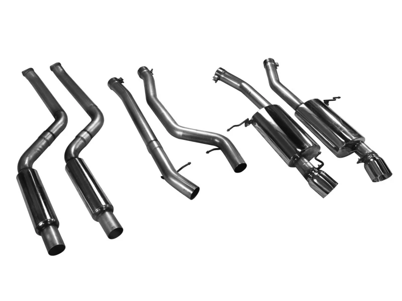 aFe MACHForce XP 11-12 BMW 335i L6-3.0L N55 E90/92 304SS 2.75in. Cat-Back Exhaust System - Image 4
