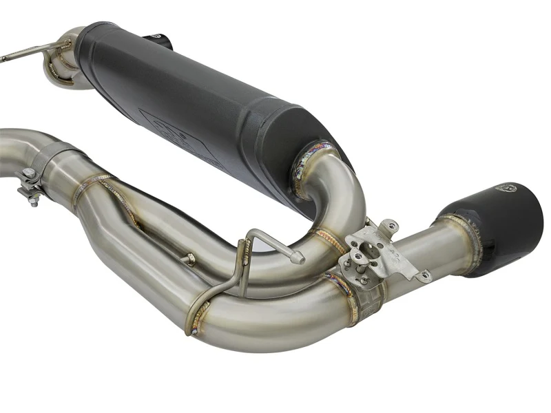 aFe MACHForce XP 16-17 BMW 340i/iX 440i/iX L6-3.0L (t) SS Axle-Back Exhaust w/Black Tip - Image 5