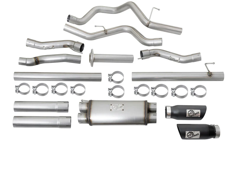 aFe MACHForce XP 3in 409-SS Exhaust Cat-Back 2017 Ford F-150 Raptor V6-3.5L (tt) w/ Black Tip - Image 10
