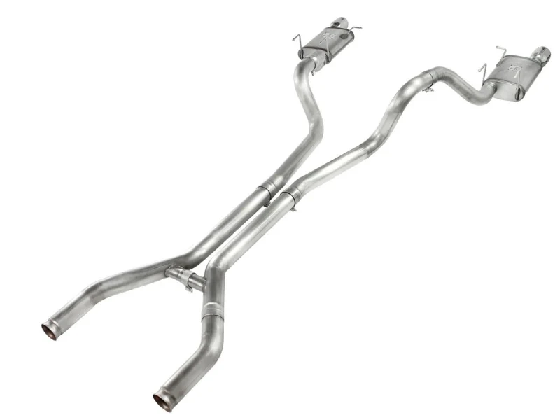 aFe MACHForce XP Cat-Back Exhaust 3in SS w/ Polished Tips 11-14 Ford Mustang GT V8 5.0L - Image 6