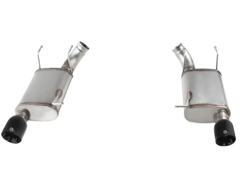aFe MACHForce XP Exhaust 11-14 Ford Mustang GT V8-5.0L 3in. Stainless Steel Axle-Back w/Black Tips - Image 7