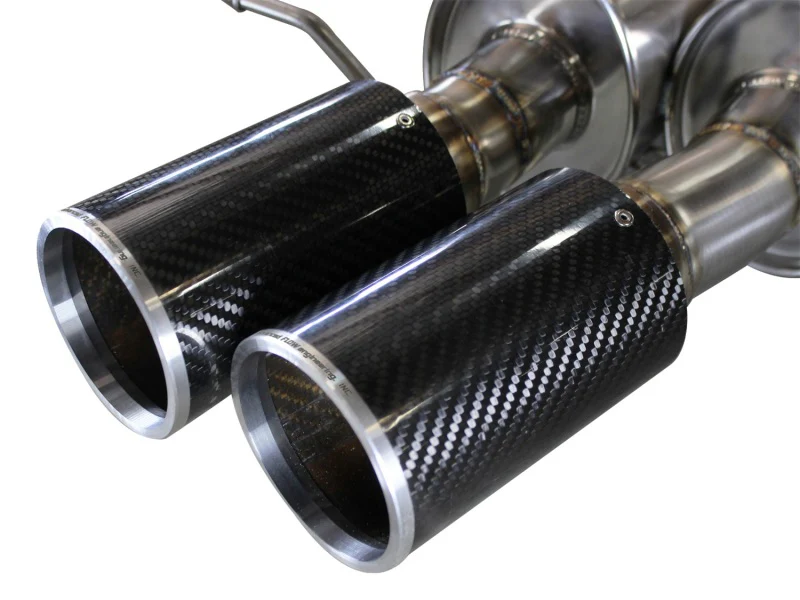 aFe MACHForce XP Exhaust 304SS Cat-Back w/ Carbon Fiber Tips 12-13 BMW M5 (F10) V8 4.4L (tt) - Image 6