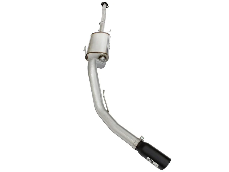 aFe MACHForce XP Exhaust 3in-3.5in SS Single Side Exit CB w/ Black Tips 15 Ford F150 V8 5.0L CC/SB - Image 4