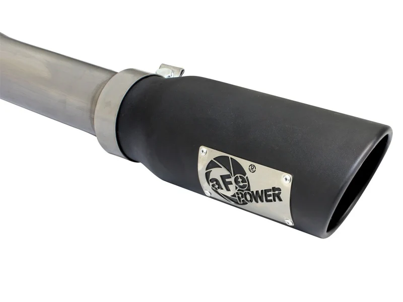 aFe MACHForce XP Exhaust 3in SS Dual Side Exit CB w/ Black Tips 15 Ford F150 Ecoboost V6-2.7L/3.5L - Image 6