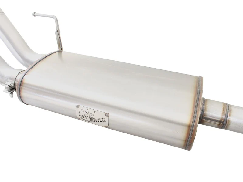 aFe MACHForce XP Exhaust 3in SS Dual Side Exit CB w/ Black Tips 2015 Ford F150 5.0L V8 CC/SB EC/LB - Image 7
