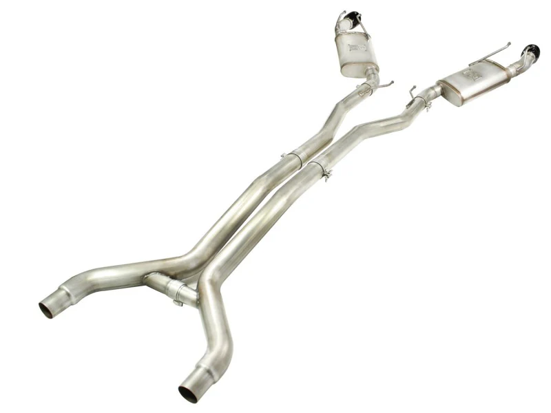 aFe MACHForce XP Exhaust 3in Stainless Stee CB/10-13 Chevy Camaro V8-6.2L (td) (gloss blk tip) - Image 5
