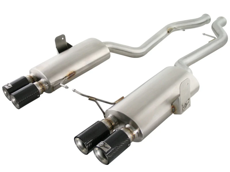 aFe MACHForce XP Exhaust Cat-Back 2.5in Dia Carbon Fiber Tips SS-304 07-13 BMW M3 (E92/93) V8 4.0L - Image 5