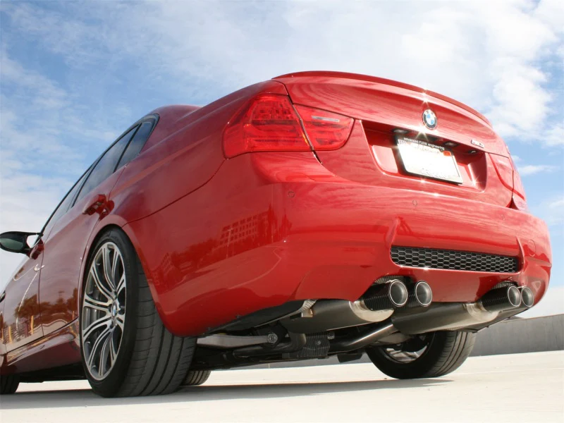 aFe MACHForce XP Exhaust Cat-Back 2.5in Dia Carbon Fiber Tips SS-304 08-13 BMW M3 (E90) V8 4.0L - Image 3