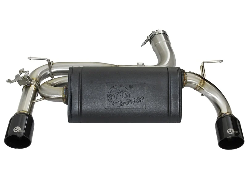 aFe MACHForce XP Exhausts Axle-Back 12-15 BMW 335i 3.0T (SS w/Black Tips) - Image 3