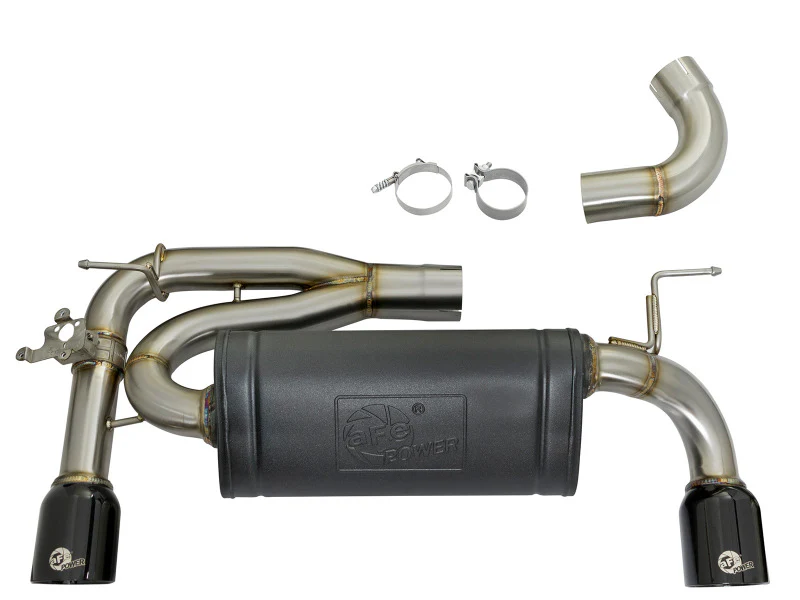 aFe MACHForce XP Exhausts Axle-Back 12-15 BMW 335i 3.0T (SS w/Black Tips) - Image 6