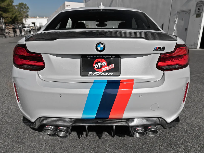 aFe MACHForce XP Exhausts Cat-Back SS 19-21 BMW M2 Competition L6-3.0L w/Carbon Fiber Tips - Image 3