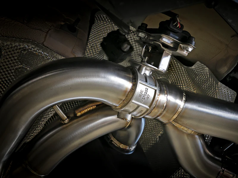 aFe MACHForce XP Exhausts Cat-Back SS 19-21 BMW M2 Competition L6-3.0L w/Carbon Fiber Tips - Image 4