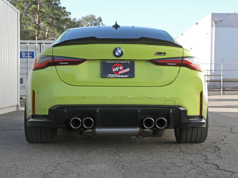 aFe MACHForce XP Exhausts Cat-Back SS 21 BMW M2 Competition L6-3.0L w/Polished Tips - Image 4