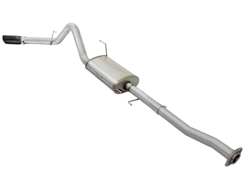 aFe MACHForce XP SS Exhaust 3in to 3.5in Cat-Back w/ Black Tip 15 Ford F-150 EcoBoost V6 2.7/3.5Ltt - Image 4