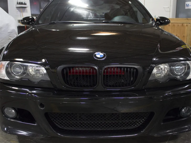 aFe MagnumFORCE Intakes Scoops AIS BMW 3-Series/ M3 (E46) 01-06 L6 - Matte Red - Image 4