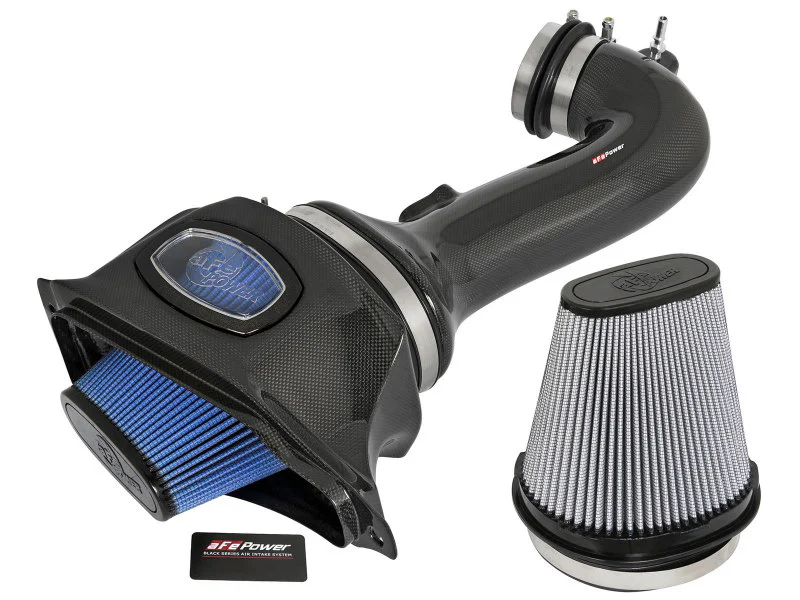 aFe Momentum Carbon Fiber Cold Air Intake System PDS/P5R 15-16 Chevrolet Corvette Z06 V8-6.2L - Image 2