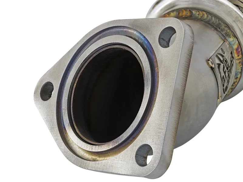 aFe Power Elite Twisted Steel 16-17 Honda Civic I4-1.5L (t) 2.5in Rear Down-Pipe Mid-Pipe - Image 10