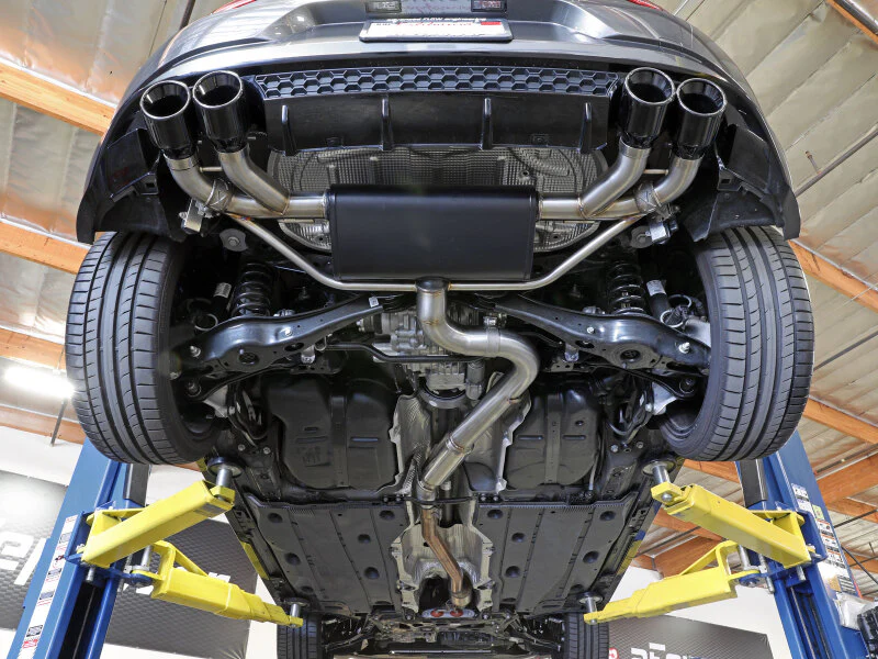 aFe POWER MACH Force-Xp 15-19 Volkswagen Golf R L4-2.0L(T) 304 SS Cat-Back Exhaust System - Black - Image 3
