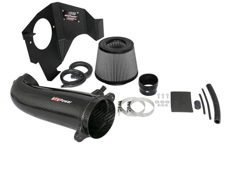 aFe POWER Magnum FORCE Carbon Fiber Stage 2 Track Series Pro Dry S CAIS - 11-18 Dodge Challenger V8 - Image 8