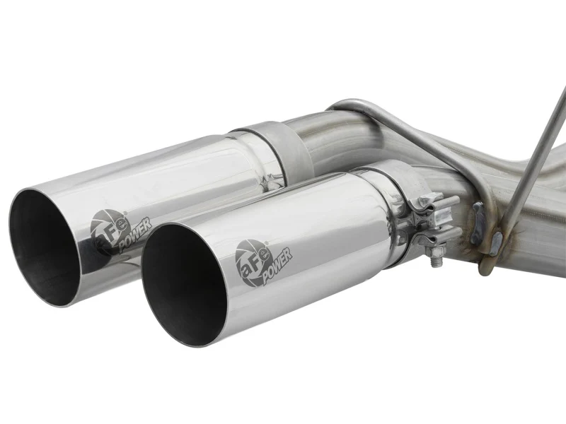 aFe POWER Rebel Series 3in 409 SS Cat Back Exhaust w/ Polished Tips 17 Ford F-150 Raptor V6-3.5L - Image 10